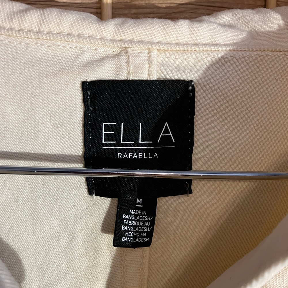 100% Cotton Ella Rafaella Women's Button Jacket - Picture 5 of 9